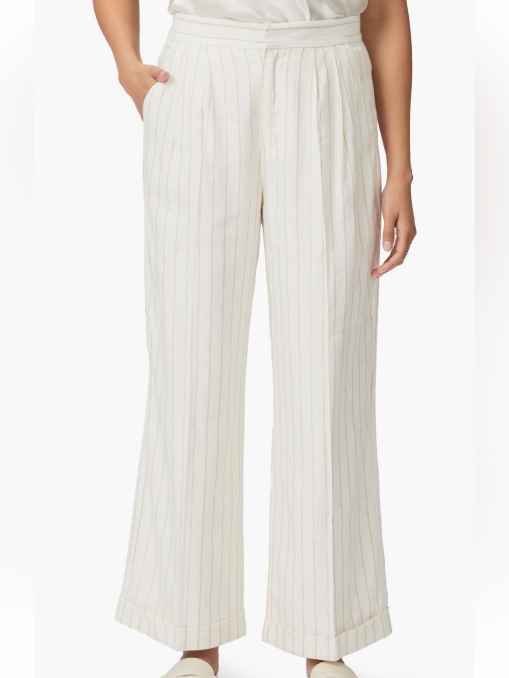 New Paige Kennie Stripe Wide Leg Pants Size 4